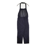 Midi-umi オーバーオール 日本製 ギャザー ホルターネック サロペット ネイビー レディース ミディウミ【中古】5-1021G△