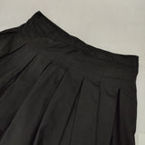 GRANDMA MAMA DAUGHTER GK001-140401 コットンタックスカート 日本製 サイズ1 ロングスカート ブラック レディース グランマママドーター【中古】5-1021G△