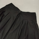 GRANDMA MAMA DAUGHTER GK001-140401 コットンタックスカート 日本製 サイズ1 ロングスカート ブラック レディース グランマママドーター【中古】5-1021G△