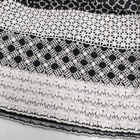 TOCCA 刺繍 サイズ2 シャツ ワンピース ブラック ホワイト レディース トッカ【中古】5-0725S♪