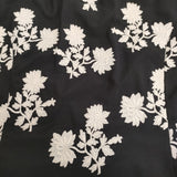 TOCCA 刺繍 ノースリーブ サイズ2 ワンピース ブラック ホワイト レディース トッカ【中古】5-0725S♪