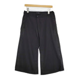 Y's ワイドパンツ クロップドパンツ ガウチョパンツ ブラック レディース ワイズ/Yohji【中古】5-1021G△