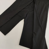 Y's ワイドパンツ クロップドパンツ ガウチョパンツ ブラック レディース ワイズ/Yohji【中古】5-1021G△