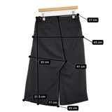 Y's ワイドパンツ クロップドパンツ ガウチョパンツ ブラック レディース ワイズ/Yohji【中古】5-1021G△