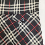 BURBERRY BLUE LABEL ノバチェック サイズ40 ノースリーブ ドレス ウール ワンピース ブラック ホワイト レディース バーバリーブルーレーベル【中古】5-1013T∞