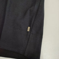 MAX MARA SPORTMAX CODE 切替 ピンタック 半袖 サイズM ワンピース ブラック レディース マックスマーラ【中古】5-0716S♪