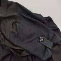 MAX MARA SPORTMAX CODE 切替 ピンタック 半袖 サイズM ワンピース ブラック レディース マックスマーラ【中古】5-0716S♪