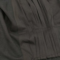 MAX MARA SPORTMAX CODE 切替 ピンタック 半袖 サイズM ワンピース ブラック レディース マックスマーラ【中古】5-0716S♪