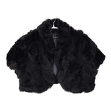 Riccimie NewYork ラ ビットファー ボレロ ジャケット ブラック レディース リッチミーニューヨーク【中古】5-1013T∞