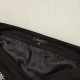 TOCCA フラワーレース スカート ブラック ホワイト レディース トッカ【中古】5-1109M∞