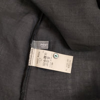 nest Robe 01222-1202 ラミー付け襟 22SS ギャザー 長袖 ブラウス シャツ ブラック レディース ネストローブ【中古】5-0801M△