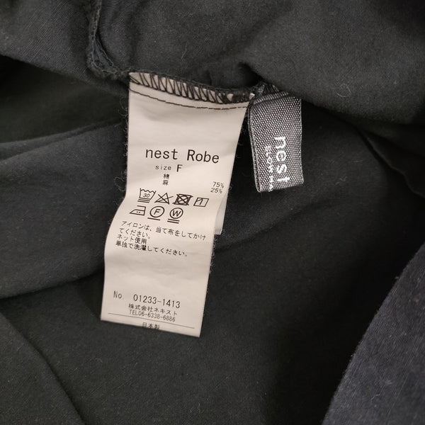 nest Robe コットンリネンマイクロウェザー セーラーブラウス