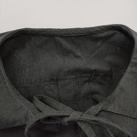 nest Robe コットンリネンマイクロウェザー セーラーブラウス 01233-1413 定価25300円 シャツ ブラック レディース ネストローブ【中古】5-0716S♪
