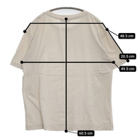 MARGARET HOWELL 579-0266600 サイズM 半袖Ｔシャツ カットソー 20AW ライトベージュ ユニセックス マーガレットハウエル【中古】5-0716S♪
