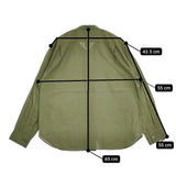 MARGARET HOWELL SOFT COTTON 定価34100円 LEAF バンドカラー サイズ2 長袖シャツ 23SS カーキ レディース マーガレットハウエル【中古】5-1021M△