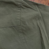 MARGARET HOWELL SOFT COTTON 定価34100円 LEAF バンドカラー サイズ2 長袖シャツ 23SS カーキ レディース マーガレットハウエル【中古】5-1021M△