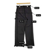 MARGARET HOWELL/FOX BROTHERS 250周年 STRIPE WOOL PLAINWEAVE 定価57200円 パンツ 22AW ブラック レディース マーガレットハウエル/フォックスブラザーズ【中古】5-1026T♪