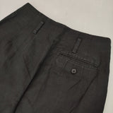 MARGARET HOWELL 578-2143004 LINEN COTTON TWILL サイズ2 日本製 パンツ 22SS ブラック レディース マーガレットハウエル【中古】5-1021M△