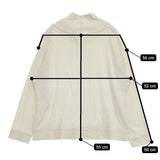 MHL. 595-3269510 COTTON THERMAL JERSEY ハイネック 日本製 定価18700円 カットソー 23AW アイボリー レディース エムエイチエル【中古】5-1021M△