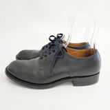 MARGARET HOWELL プレミアムライン プレーントゥ LEATHER LACE UP SHOES サイズ6 1/2 シューズ・靴 ブラック レディース マーガレットハウエル【中古】5-0904G◎