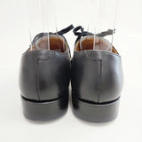 MARGARET HOWELL プレミアムライン プレーントゥ LEATHER LACE UP SHOES サイズ6 1/2 シューズ・靴 ブラック レディース マーガレットハウエル【中古】5-0904G◎