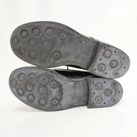 MARGARET HOWELL プレミアムライン プレーントゥ LEATHER LACE UP SHOES サイズ6 1/2 シューズ・靴 ブラック レディース マーガレットハウエル【中古】5-0904G◎
