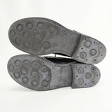 MARGARET HOWELL プレミアムライン プレーントゥ LEATHER LACE UP SHOES サイズ6 1/2 シューズ・靴 ブラック レディース マーガレットハウエル【中古】5-0904G◎