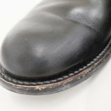 MARGARET HOWELL プレミアムライン プレーントゥ LEATHER LACE UP SHOES サイズ6 1/2 シューズ・靴 ブラック レディース マーガレットハウエル【中古】5-0904G◎