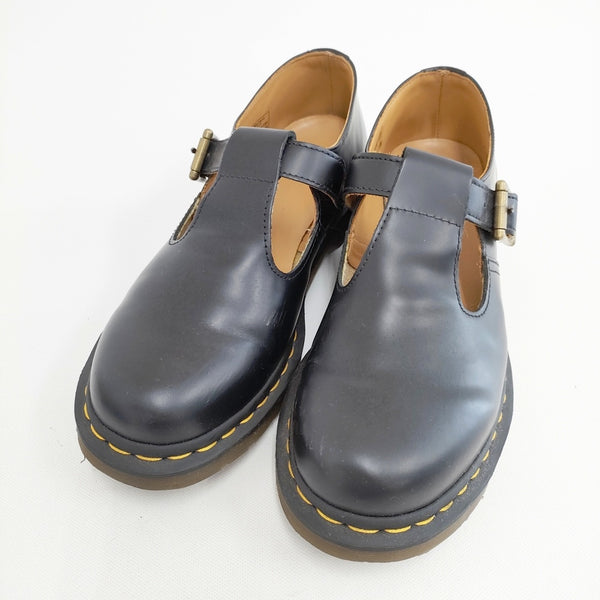 Dr.Martens POLLEY Tバーシューズ サイズUK6 シューズ・靴 ブラック レディース ドクターマーチン【中古】5-0904G◎