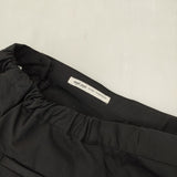 Conges payes B3982RFP016 コクーンチノパン 定価14300円 アデュートリステス クロップドパンツ イージーパンツ チノパンツ ブラック レディース コンジェ ペイエ【中古】5-1021G△