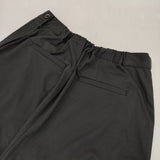 Conges payes B3982RFP016 コクーンチノパン 定価14300円 アデュートリステス クロップドパンツ イージーパンツ チノパンツ ブラック レディース コンジェ ペイエ【中古】5-1021G△