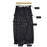 Conges payes B3982RFP016 コクーンチノパン 定価14300円 アデュートリステス クロップドパンツ イージーパンツ チノパンツ ブラック レディース コンジェ ペイエ【中古】5-1021G△