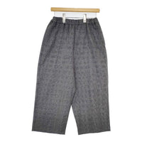 TRAVAIL MANUEL グレンチェックノバドパンツ 定価15400円 502013 パンツ グレー レディース トラバイユマニュアル【中古】5-1013T∞