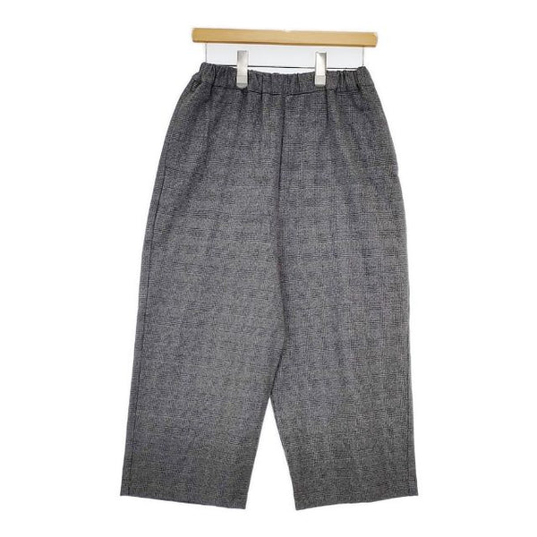 TRAVAIL MANUEL グレンチェックノバドパンツ 定価15400円 502013 パンツ グレー レディース トラバイユマニュアル【中古】5-1013T∞
