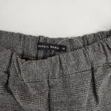 TRAVAIL MANUEL グレンチェックノバドパンツ 定価15400円 502013 パンツ グレー レディース トラバイユマニュアル【中古】5-1013T∞
