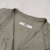 UNIVERSAL TISSU UT204SH041 バンドカラー ロングシャツ チュニック コットン 長袖シャツ カーキ レディース ユニバーサルティシュ【中古】5-1021M△