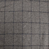 MIDIUMISOLID ウール チェック ロングシャツ シャツチュニック 長袖シャツ グレー レディース ミディウミソリッド【中古】5-1013T∞