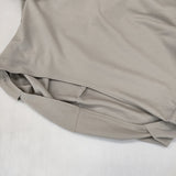 mizuiro-ind スタンドカラー コクーン プルオーバー 定価13750円 ウール混 カットソー グレージュ レディース ミズイロインド【中古】5-1021M△