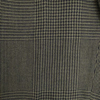 YLEVE 千鳥格子 ウール センタープレススラックス パンツ グリーン レディース イレーヴ【中古】5-1013T∞