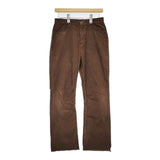 ROKU 6 BEAUTY&YOUTH CORD CUT 9LENGS PANTS 定価16500円 コーデュロイ パンツ ブラウン レディース ロクビューティアンドユース【中古】5-1013T∞