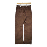 ROKU 6 BEAUTY&YOUTH CORD CUT 9LENGS PANTS 定価16500円 コーデュロイ パンツ ブラウン レディース ロクビューティアンドユース【中古】5-1013T∞