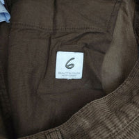 ROKU 6 BEAUTY&YOUTH CORD CUT 9LENGS PANTS 定価16500円 コーデュロイ パンツ ブラウン レディース ロクビューティアンドユース【中古】5-1013T∞