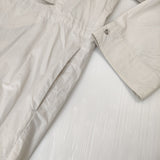 Midi-umi フード付き ロングコート コットン スプリングコート コート ライトグレー レディース ミディウミ【中古】5-1021M△