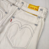Levi's RED PC9-A0161-0000 HIGH LOOSE MORNING SHIFT コットンヘンプ デニムパンツ オフホワイト レディース リーバイスレッド【中古】5-1021M△