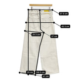 Levi's RED PC9-A0161-0000 HIGH LOOSE MORNING SHIFT コットンヘンプ デニムパンツ オフホワイト レディース リーバイスレッド【中古】5-1021M△