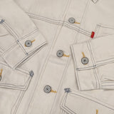 Levi's RED PC9-A0153-0001 W'S TRUCKER MORNING SHIFT サイズXS コットンヘンプ デニムジャケット オフホワイト レディース リーバイスレッド【中古】5-1021M△