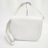 TIP ZONE ティップゾーン レザー ショルダーバッグ ホワイト レディース【中古】5-1029G∞