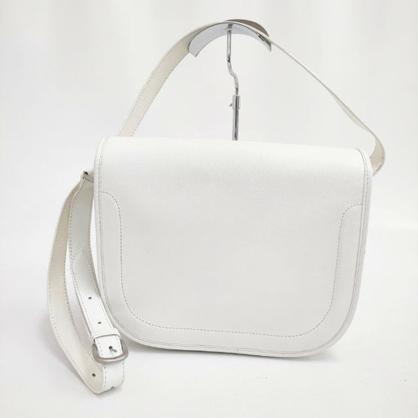TIP ZONE ティップゾーン レザー ショルダーバッグ ホワイト レディース【中古】5-1029G∞