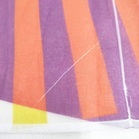ISSEY MIYAKE 1325. 十字構造 再生ポリエステル ストール 多色 レディース イッセイミヤケ1325.【中古】5-0808M◎