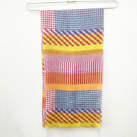 ISSEY MIYAKE 大判 リネンシルク 柄 ストール 多色 レディース イッセイミヤケ【中古】5-0808M◎